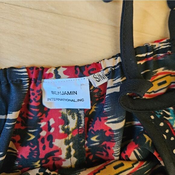 Benjamin International Company Aztec Print  jumpsuit - Picture 3 of 8